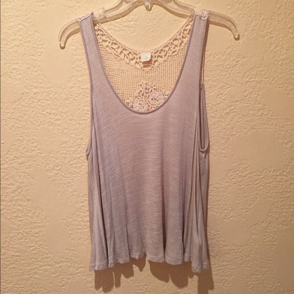 UO tank with crochet back