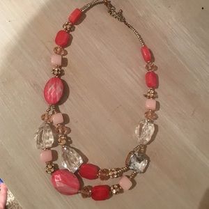 Shades of pink necklace