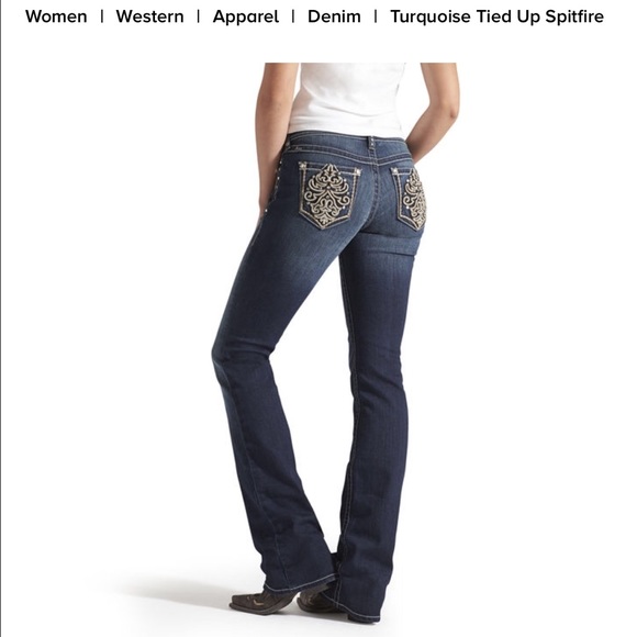 Ariat Denim - 💞SALE💞 NWOT Ariat Turquoise Tied Up Spitfire