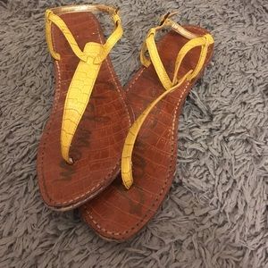 Yellow Sam Edelman sandals