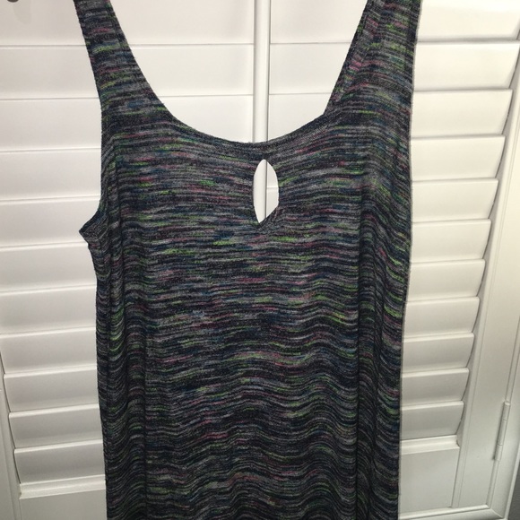 Light weight hi low sleeveless dress