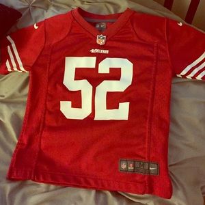 Youth  5/6, 49er authentic jersey.