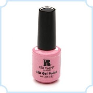 FULL pink glitter gel nailpolish