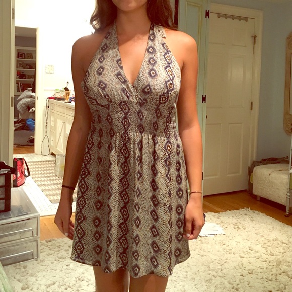 Parker printed loose fitted dress