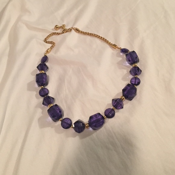kate spade Jewelry - Kate Spade Blue and Gold Necklace