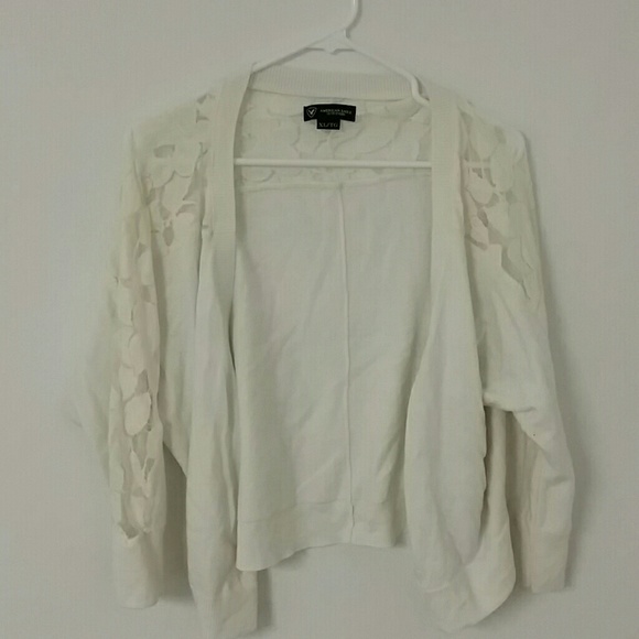 Cream colored cardigan
