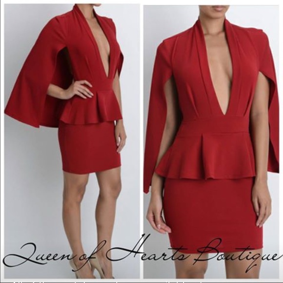 Cape Dress ( Black )