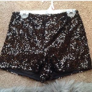 Sequin shorts