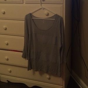 Gray dress shirt