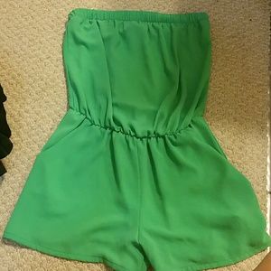Strapless Romper