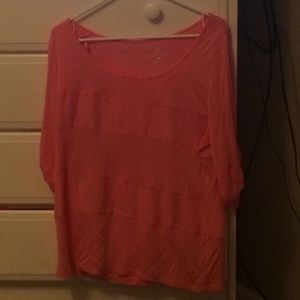 Coral dress shirt