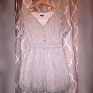 The Gap Gauze Stripe Dress
