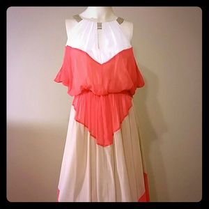 Colorblock Maxi Dress