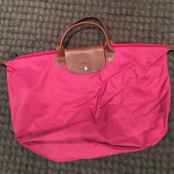 Longchamp tote bag in pink