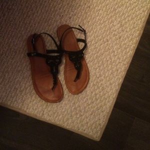 Black Strappy Sandals