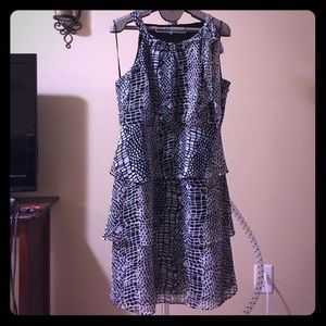 BCBG MaxAzria Printed Halter Dress Size M