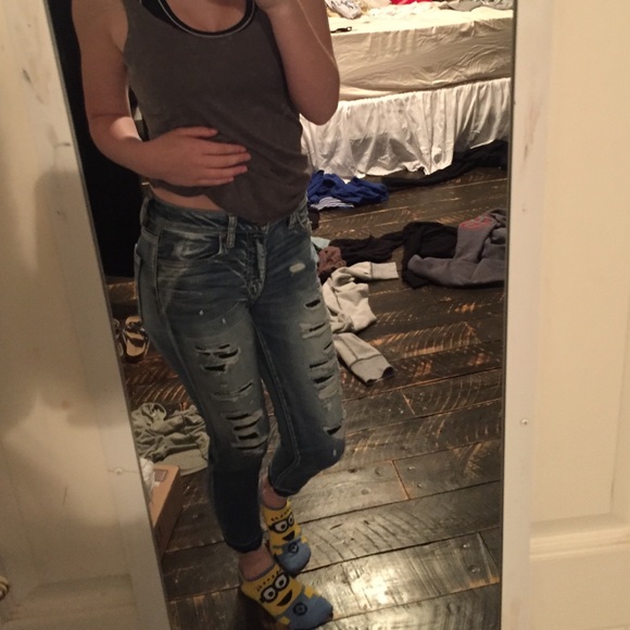 American Eagle high wasted jeans
