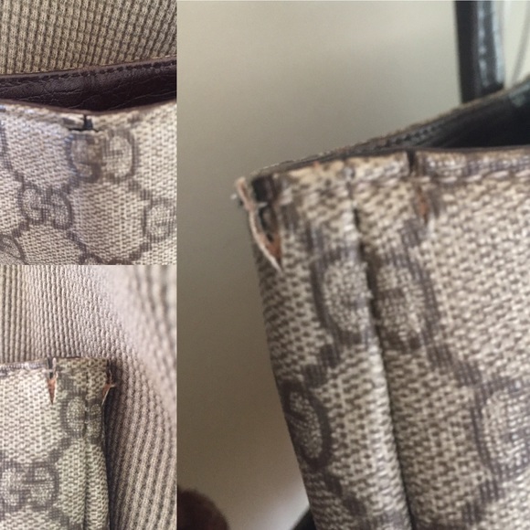 GUCCI MONOGRAM TOTE - Picture 4 of 4