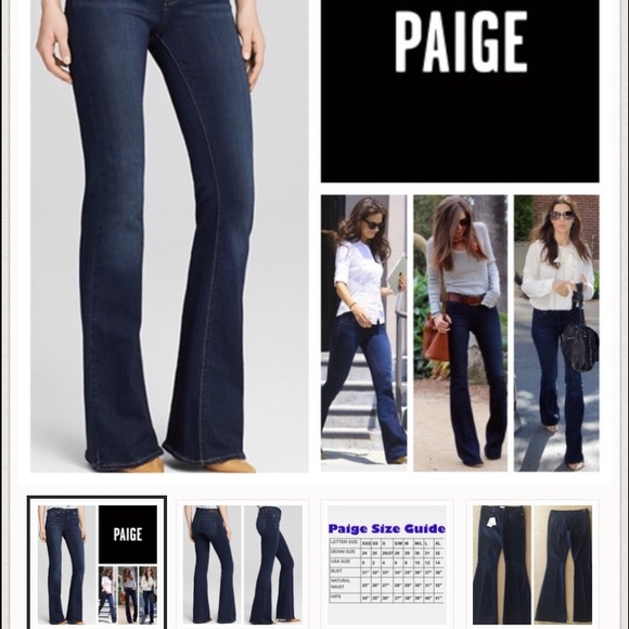 Paige "High Rise Bell" Jeans