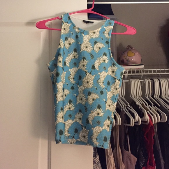 Top shop floral tank