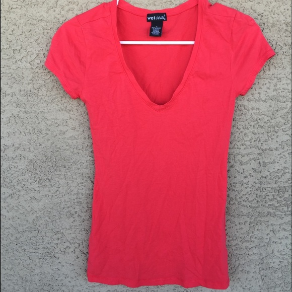 Wet seal v-neck
