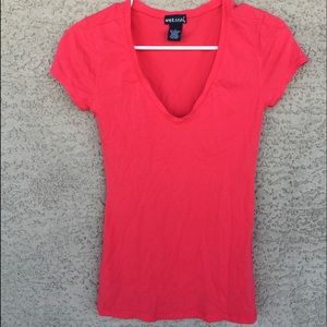 Wet seal v-neck