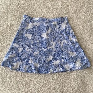 American apparel floral skirt
