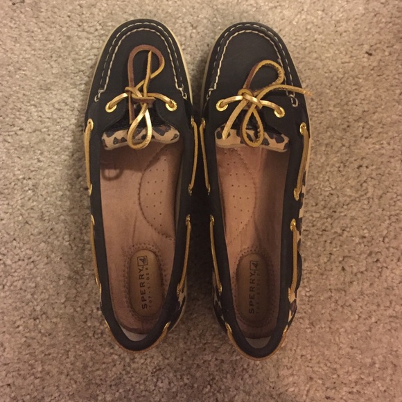 Sperrys size 8 cheetah print