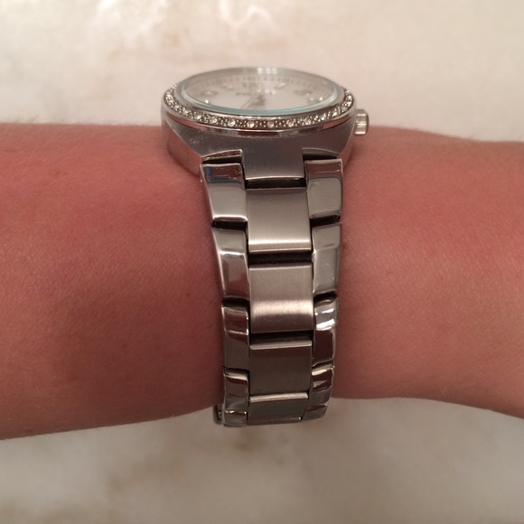 Silver Fossil Watch main image 4