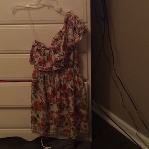 Floral one shoulder sundress