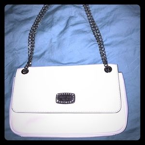 Michael Kors white leather
