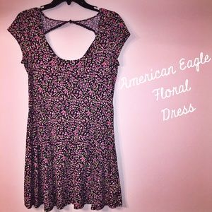 American Eagle Floral Skater Dress