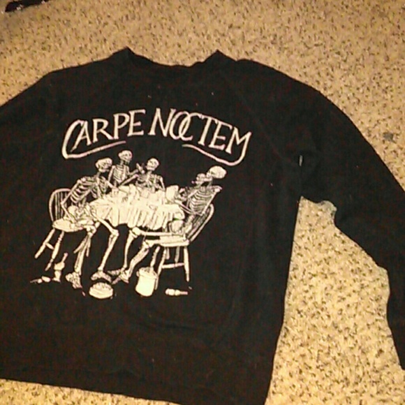 carpe noctem (seize the night) sweater