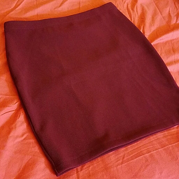 Marroon skirt
