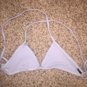 Grey triangle Jolyn top