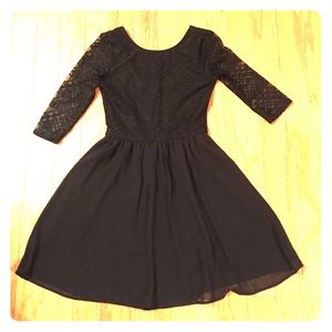 H&M Black Skater Dress