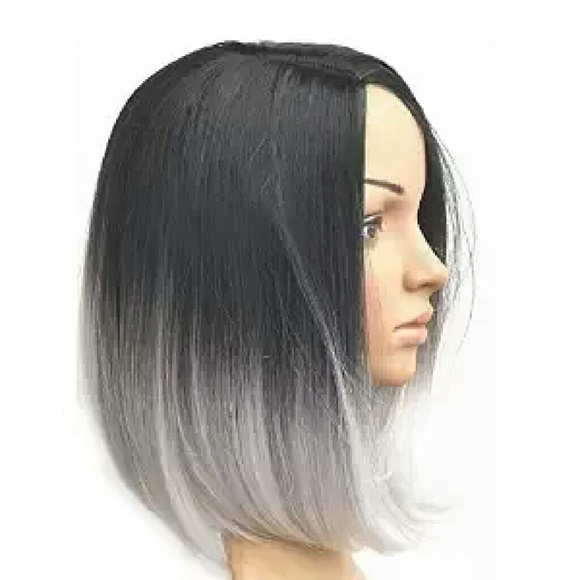 Cute Black Ombre Bob Wig