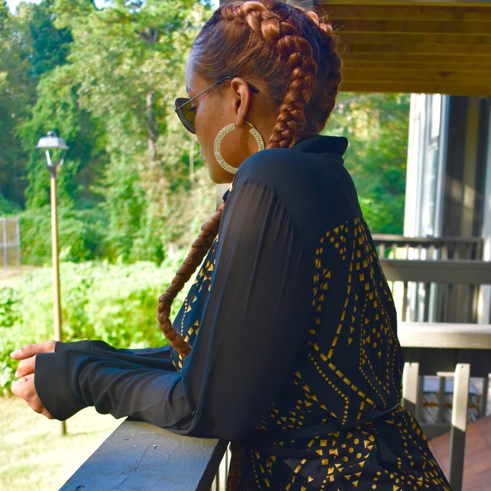 Sleek Shirt Dress with Belt