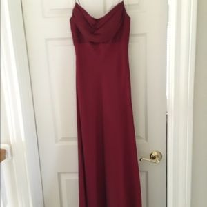 Red formal dress