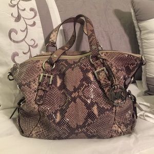 Michael Kors snakeskin bag