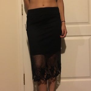 Crochet skirt