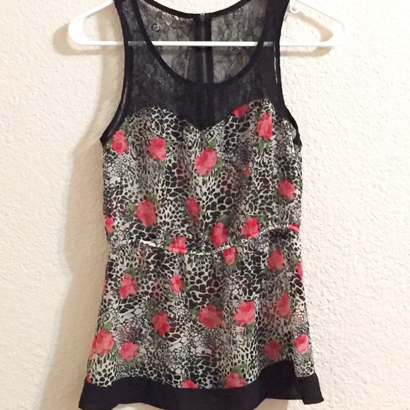 F21 Sheer Blouse