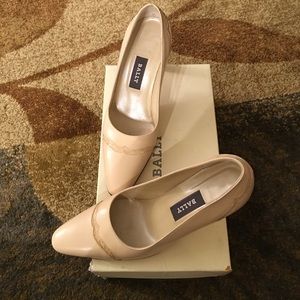 Authentic Bally Creamy heels