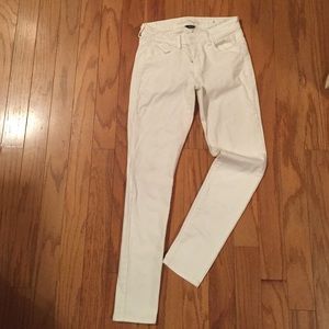AE Stretch White Skinny Jeans