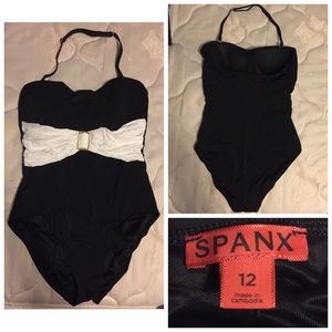 NWOT Spanx 1-piece bathing suit, sz 12