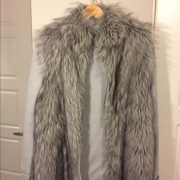 Express Faux Fur Zip Up