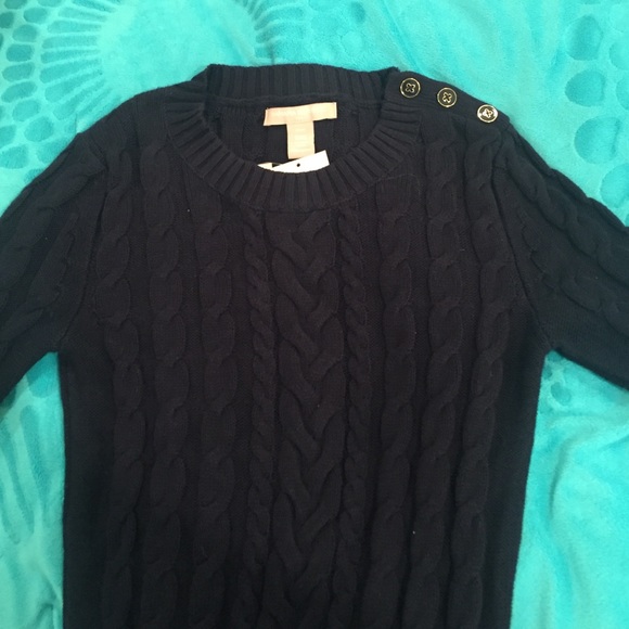 Navy sweater