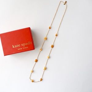 Kate Spade Gold & Orange Necklace
