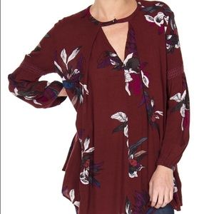 FREE PEOPLE electric orchid swing tunic
