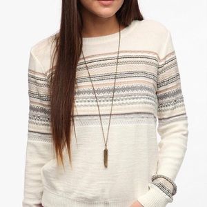 Pins and Needles Fair Isle Sweater